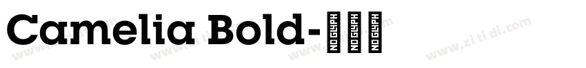 Camelia Bold字体转换 Camelia Bold字体转换
